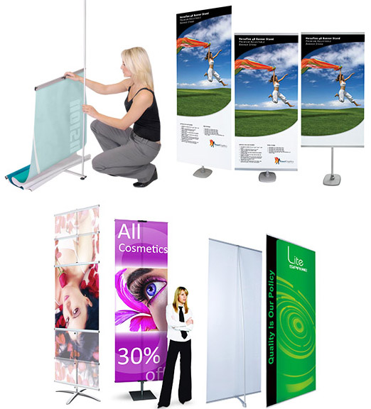 PORTABLE BANNER STANDS