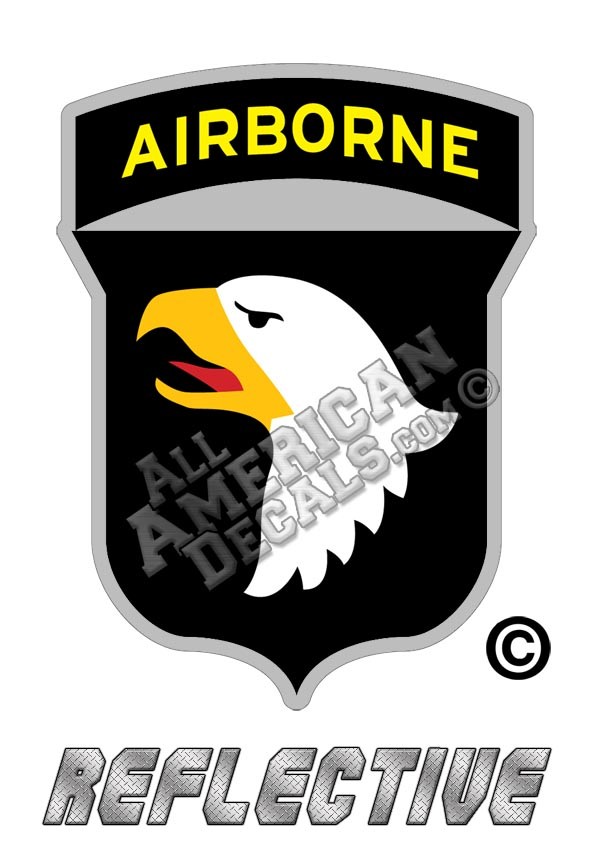 U.S. Army Airborne Insignia Reflective Decal