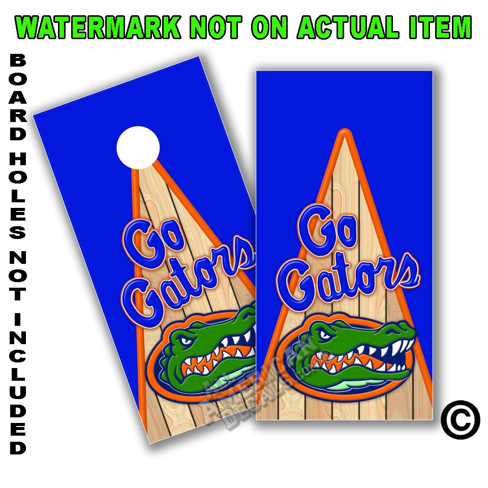 GO Gators Board Wrap With Wood Lane 