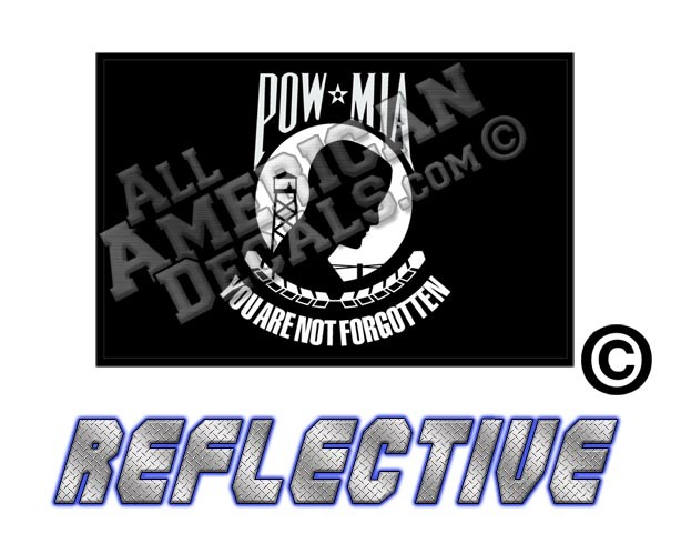 POW-MIA Reflective