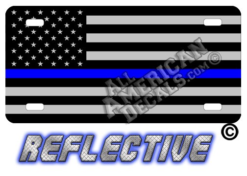 Thin Blue Line Tactical Flag Forward Facing