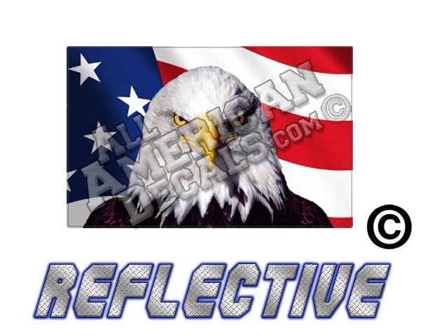 American Eagle Flag Forward Facing