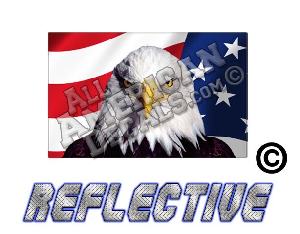 American Eagle Flag Reverse Facing