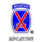 10th Mountain Division Red & Blue