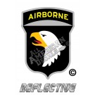 U.S. Army Airborne Insignia Reflective Decal