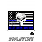 TBL Tactical Flag  "Blue Lives Matter" Punisher