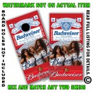 Budweiser King of Beers Ladies Board Wrap