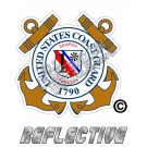 US Coast Guard 1 Ass to Risk Reflective Decal