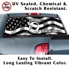 POW MIA Wavy Tactical Flag Back Window