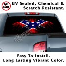 Rebel EAGLE Flag Back Window Graphic