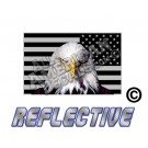 Subdued Tactical American Eagle Flag Reverse Facing