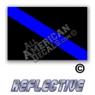 Thin Blue Line Reflective DIVER Decal