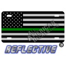 Thin Green Line Tactical Flag Forward Facing