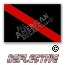 Thin Red Line Reflective DIVER Decal