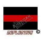 Thin Red Line Reflective Decal