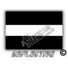 EMS/EMT Thin White Line Reflective Decal