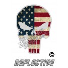 US Flag Punisher Reflective Decal