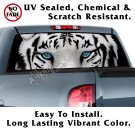 White Bengal Tiger Back Window Graphic