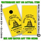 Yellow Don't Tread On Me Flag Board Wrap