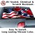 American Rebel Flag Back Window Graphic