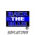 Thin Blue Line BACK THE BLUE Rectangle Reflective Decal