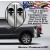 Black Punisher Diamond Plate Truck Bed Band Stripe Decal Kit