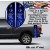 Blue Fire Truck Bed Band Stripe Decal Kit