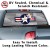 Navy Girl Riveted Metal Back Window Graphic