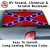 NON-Wavy Rebel Flag Back Window Graphic