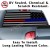 Thin Blue Line & Thin Red Line Tactical American Flag Reverse Facing Back Window Graphic