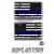 Distressed Thin Blue Line Subdued Tactical American Flag Set Forward & Reverse Facing Reflective Decal Black and Grey