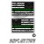 Distressed Thin Green Line Subdued Tactical American Flag Set Forward & Reverse Facing Reflective Decal Black and Grey