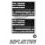 Distressed Thin Grey Line Subdued Tactical American Flag Set Forward & Reverse Facing Reflective Decal Black and Grey