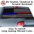 Thin Blue Line & Thin Red Line Tactical American Flag Forward Facing Back Window Graphic