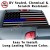 Thin Blue Line & Thin Red Line Tactical American Flag Forward Facing Back Window Graphic