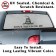 Aged Gadsden Flag Tactical Grey Don't Tread On Me Back Window Graphic