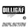 DILLIGAF Patch Decal Reflective