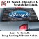 Ford Tough Black Riveted Metal Back Window Graphic