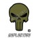 ODG Olive Drab Green Punisher Black Outline Reflective Decal