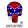 Rebel Flag Punisher Reflective Decal