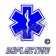 EMS/EMT Blue Star of Life Reflective Decal