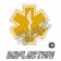 EMS/EMT Gold Star of Life Reflective Decal