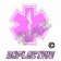 EMS/EMT Pink Star of Life Reflective Decal