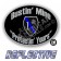 Thin Blue Line One Ass To Risk Badge Bustin' Mine Protecting Yours No Line Reflective Decal