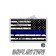 Distressed Thin Green Line Tactical Flag Reverse Face