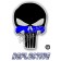 Thin Blue Line Punisher Reflective Decal