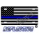 Thin Blue Line Tactical Flag Forward Facing