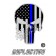 Thin Blue Line Tactical Punisher Decal
