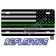 Thin Green Line Tactical Flag Reverse Facing