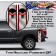 Thin Red Line Punisher Diamond Plate Truck Bed Band Stripe Decal Kit